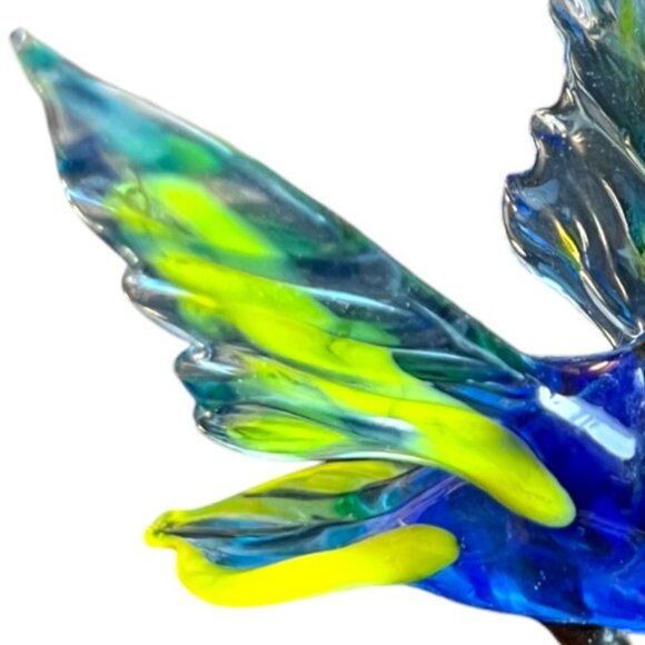 Murano-style (likely Murano) glass hummingbird—stunning detail and craftsmanship - Picture 4 of 16